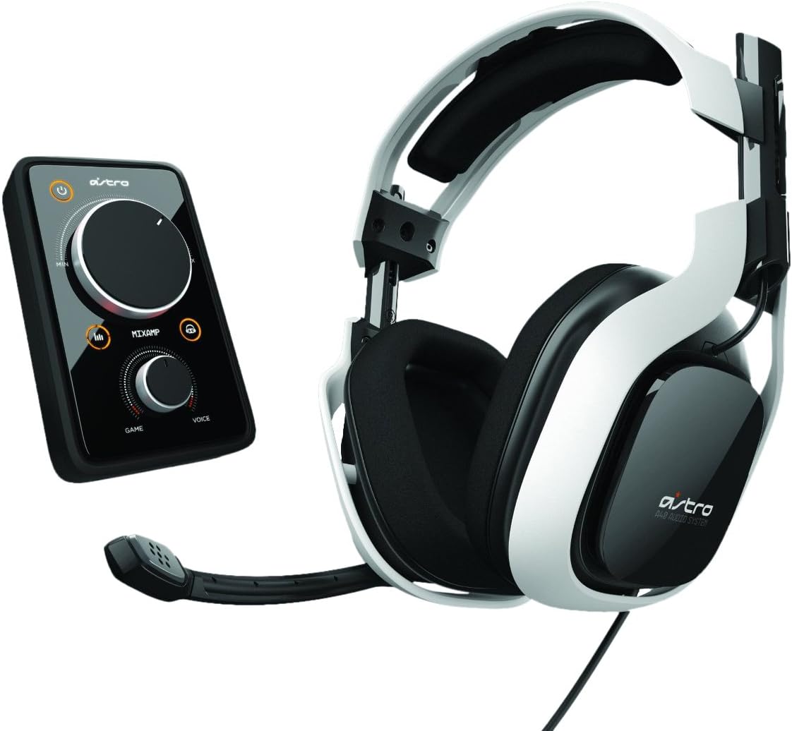 ASTRO Gaming Bundle Amp Mixamp Dolby 7.1 and A40 Gaming Headset - White