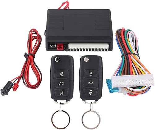 Miniatura 1 de KIMISS Sistema de bloqueo de puerta universal para coche, sistema de entrada sin llave, kit de control central remoto