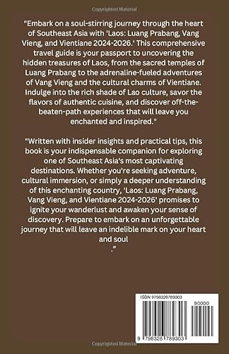 Laos: Luang Prabang,Vang Vieng and Vientiane 2024-2026: 