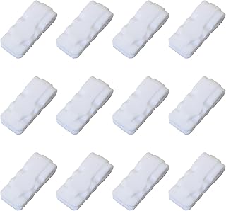 12PCS Plastic Packaging Bags Food Freshness Zipper Sealing Bag Scratch 1.25x0.47 inch Pumping Compression Vacuum Storage Clips