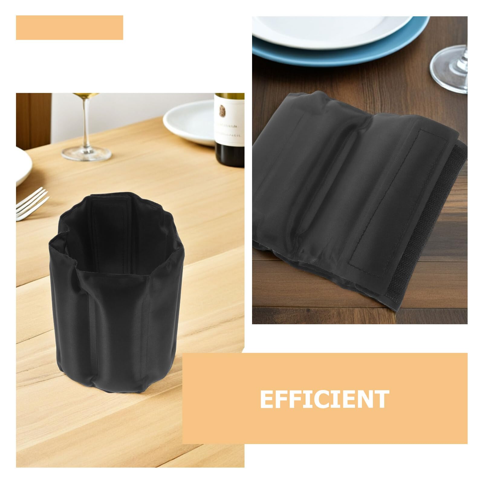 Ipetboom 2pièces Housse Isotherme pour Bouteille de Vin avec Fermeture Auto-agrippante Housse Isotherme Ajustable pour Boissons