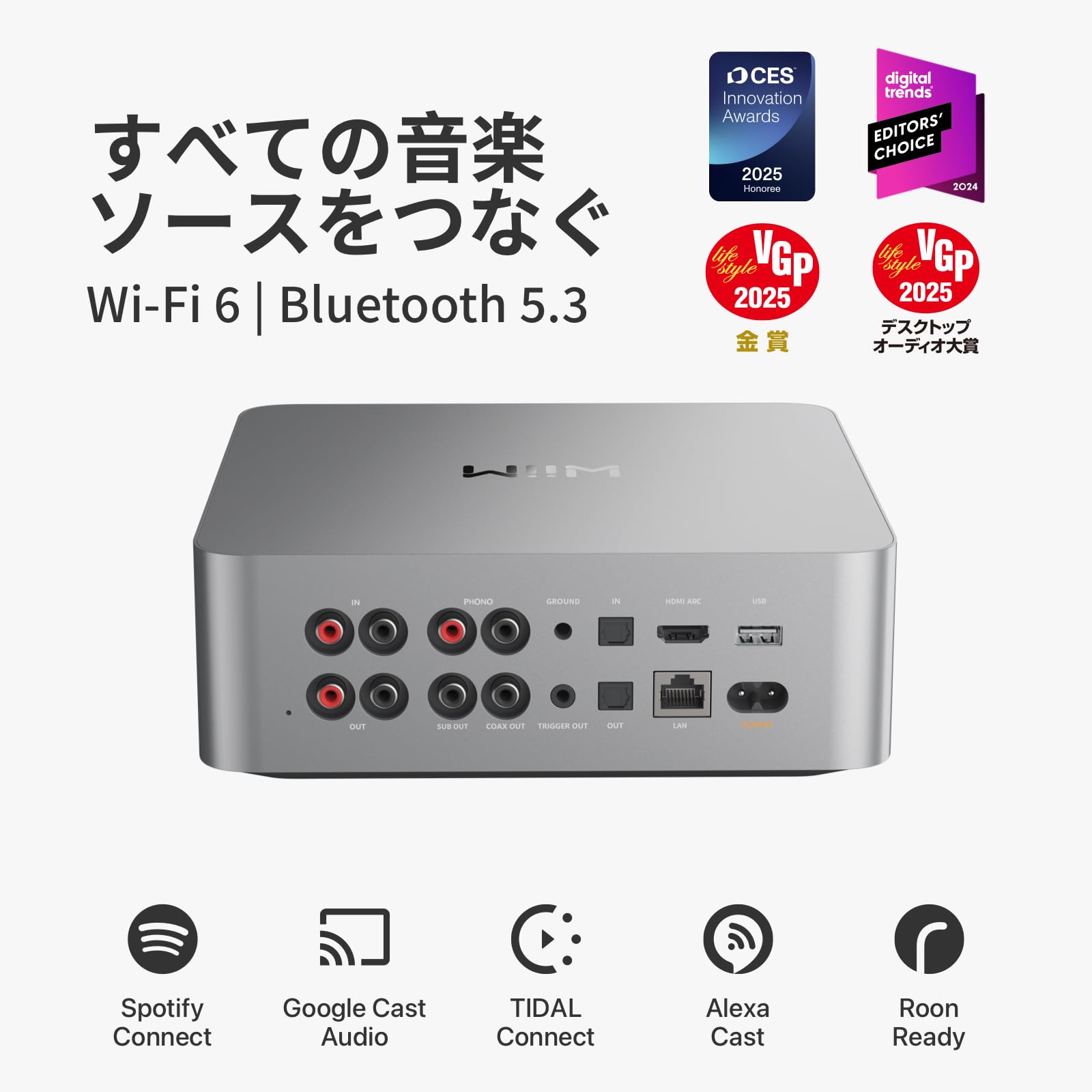 Amazon.co.jp: 【直輸入品】WiiM Ultra 音楽ストリーマー＆デジタル 