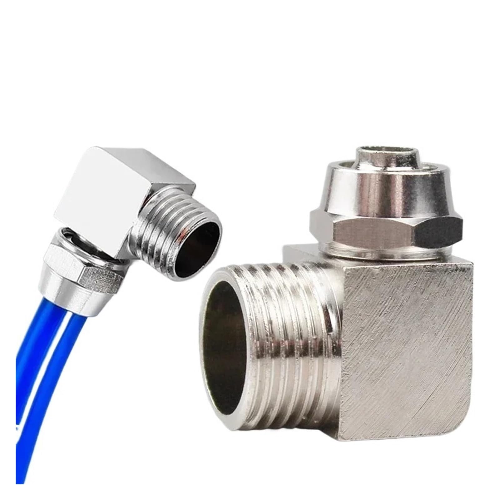 Raccordo pneumatico rapido KPL da 10 pezzi for tubo flessibile dell'aria, raccordo rapido, diametro esterno del tubo 4, 6, 8, 10, 12 mm, filettatura M5, 1/8, 1/4, 3/8, 1/2, raccordi a pressione.(KPL6-