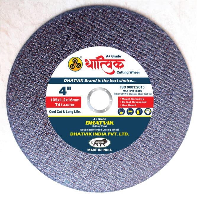 4 inch A++ Grade Dhatvik India Brand Cutoff wheel (Pack of 50 Nos) (B0B71DLLC1) Amazon Price History, Amazon Price Tracker