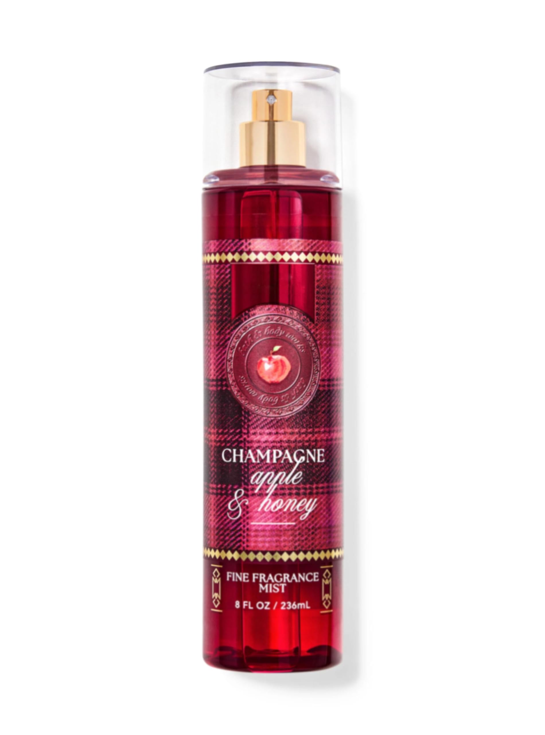Champagne Apple & Honey, Bath and Body Fine Fragrance Mist – Fruity Floral Scent with Crisp Apple, Sparkling Champagne & Jasmine Honey – 8 fl oz