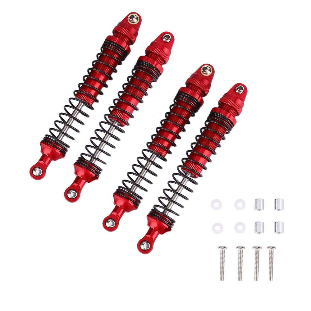 RC Shock Absorber, 4PCS RC Damper Alloy Shock Absorber Compatible with SCX10 D90 1/10 RC Crawler Car(110mm)