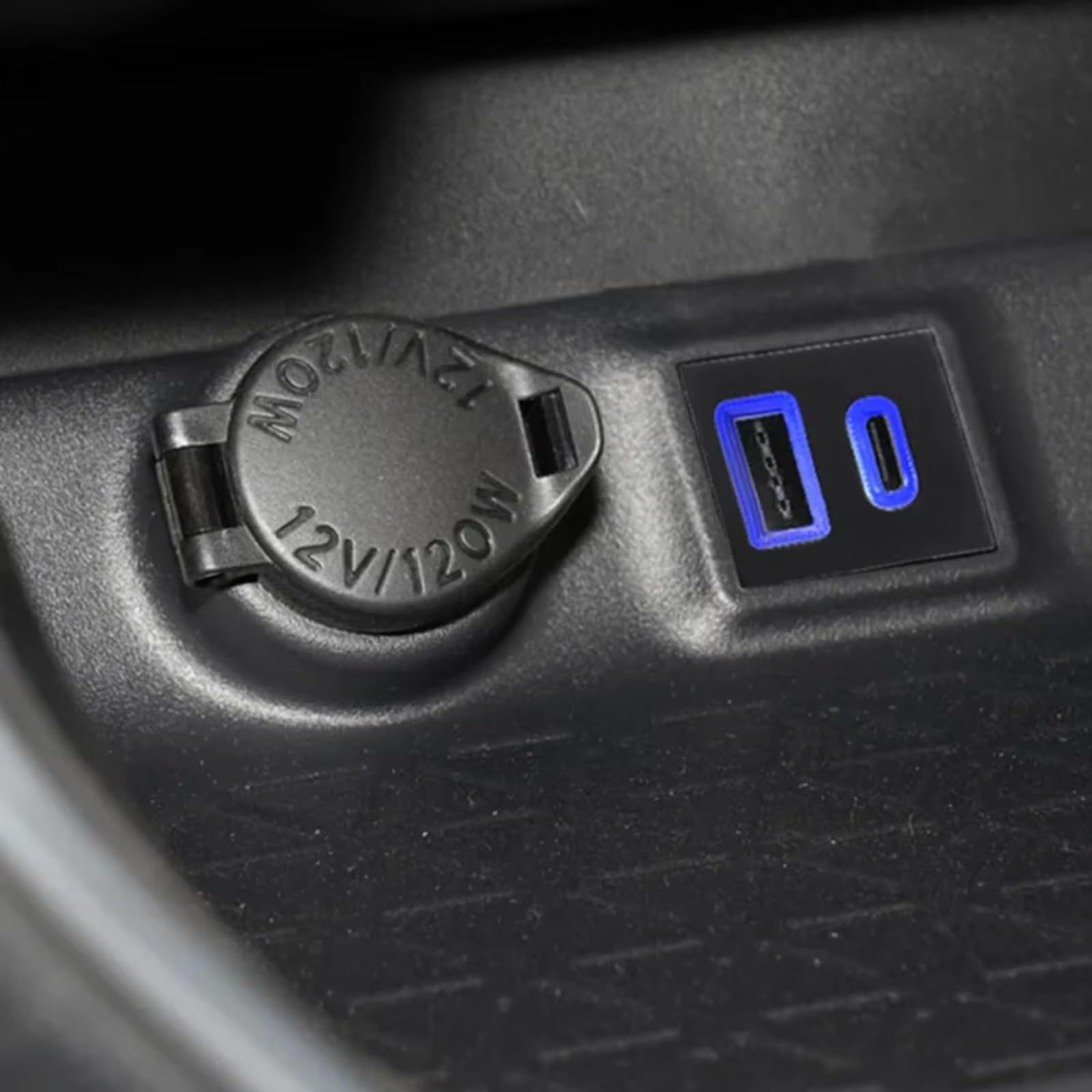 Console Presa USB Compatibile Con Toyota Per Wildlander Per RAV4 Auto Doppie Porte PD QC3.0 Posizione Del Foro Destro 12V Rapido Per Il Caricatore Adattatore Presa USB