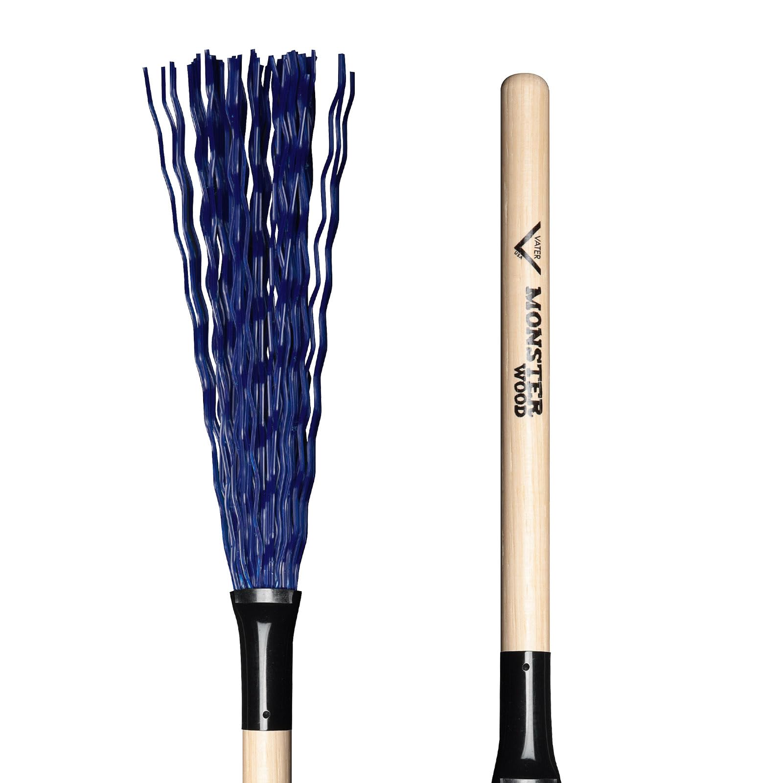 Vater Drumsticks VBMW - Wire Tap Brushes - Monster Wood - Wood Handle