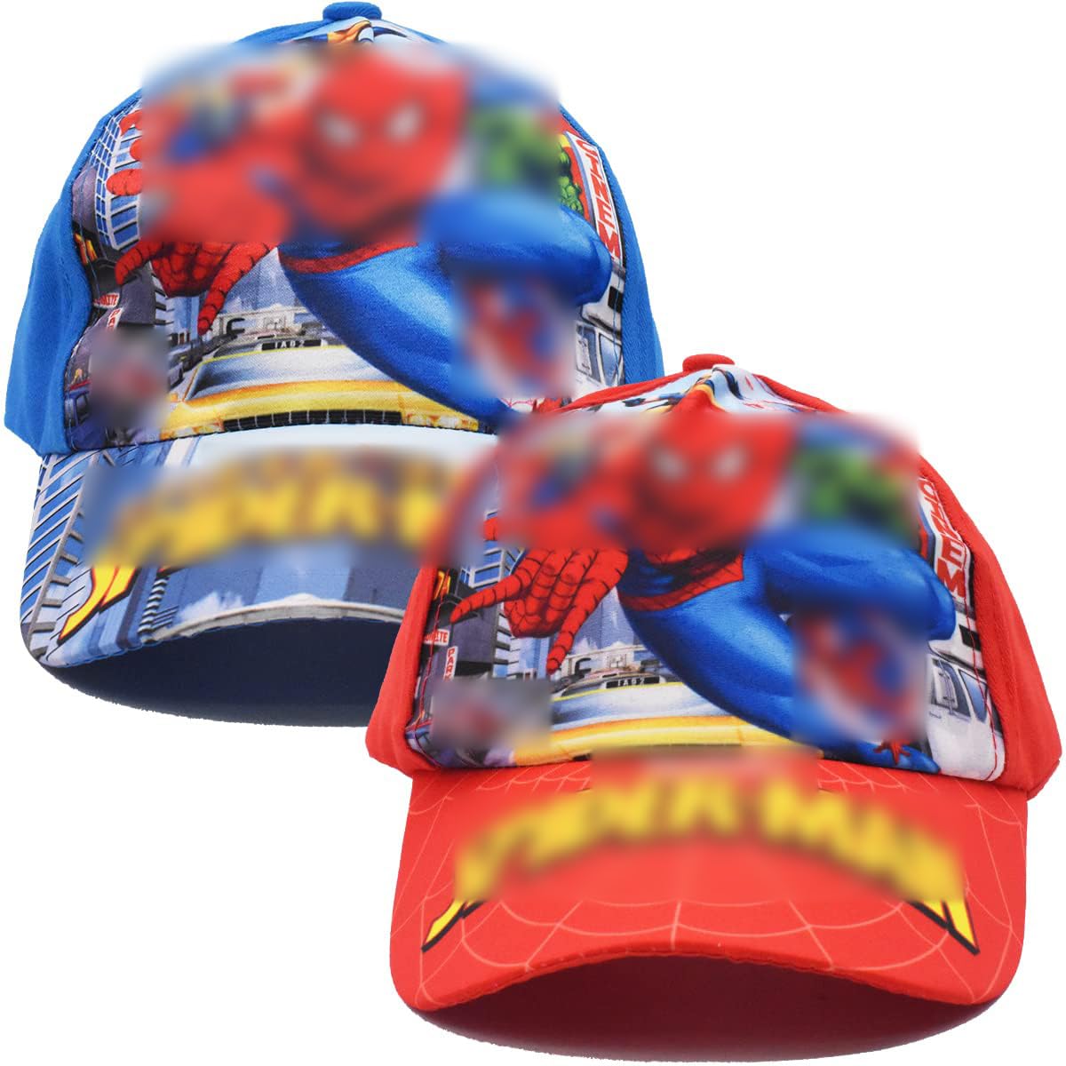 APDDHJHat Red Baseball Hat Cartoon Adjustable Kid Hat Summer Hip-hop Cap Sunscreen Cap for Children Boys Girls Beach Outdoors Sport, 48-53CM
