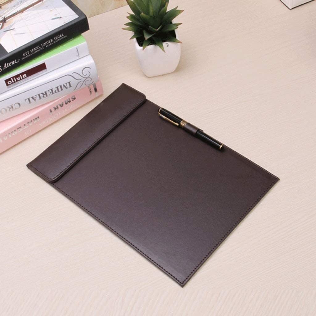 Mappe Schnellhefter Aktenordner 2pc Pu Lederklemme A4 A5 A6 Büro schreiben Pad Quality Clipboard Schreibschloss Clip Schreibboard Clip Clip Sammelmappe (Color : Blue, Size : A5-2pc)