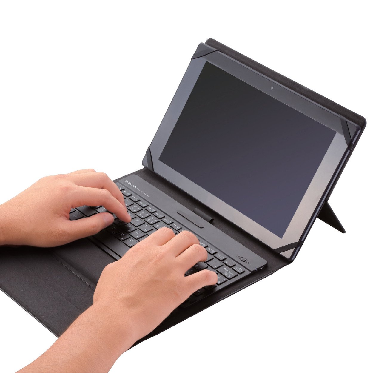 Amazon.co.jp: エレコム ワイヤレスキーボード Bluetooth ソフトレザー  