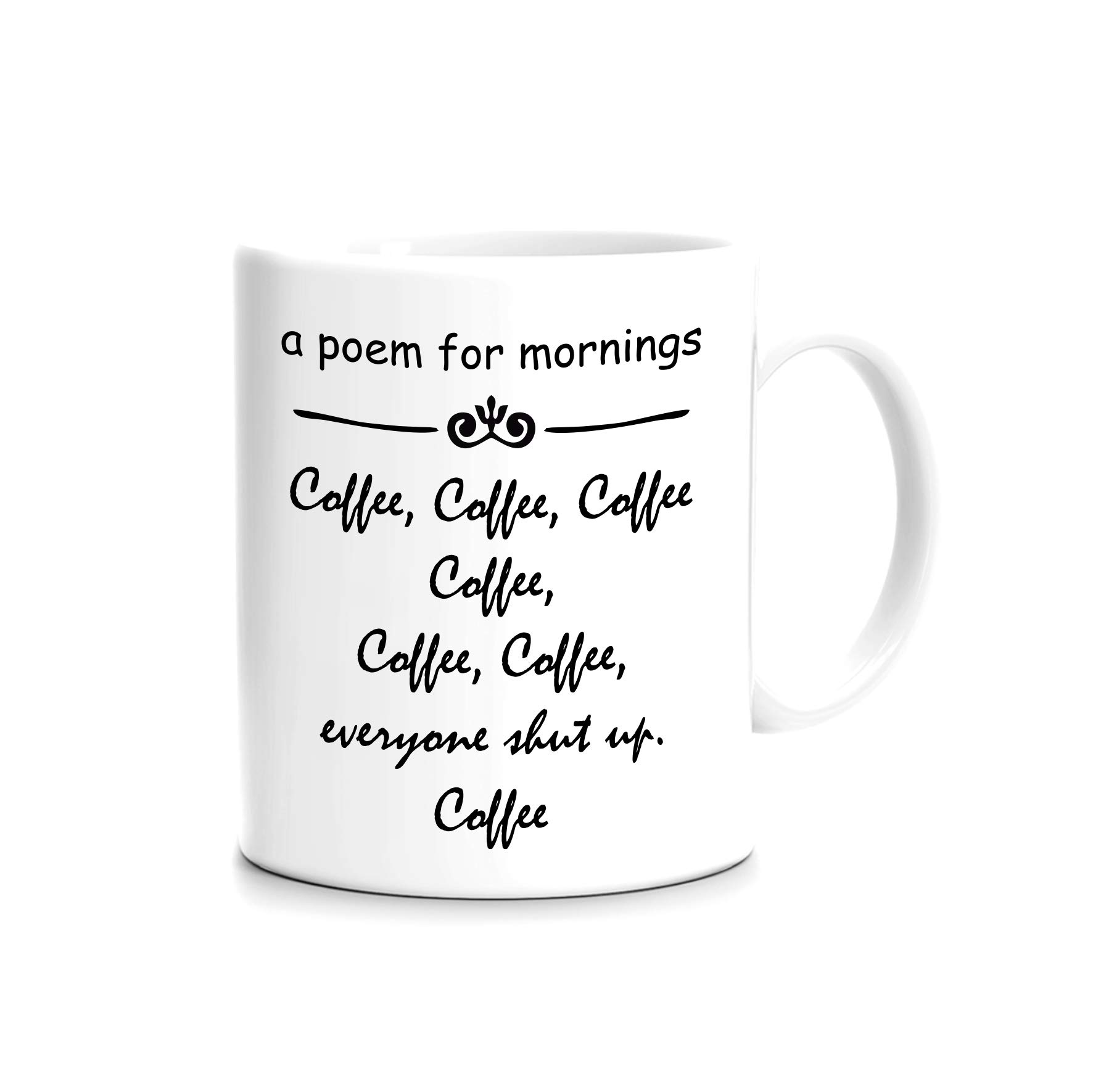 FMstylesFMstyles - Funny Quotes Printed Mug A Poem For Mornings