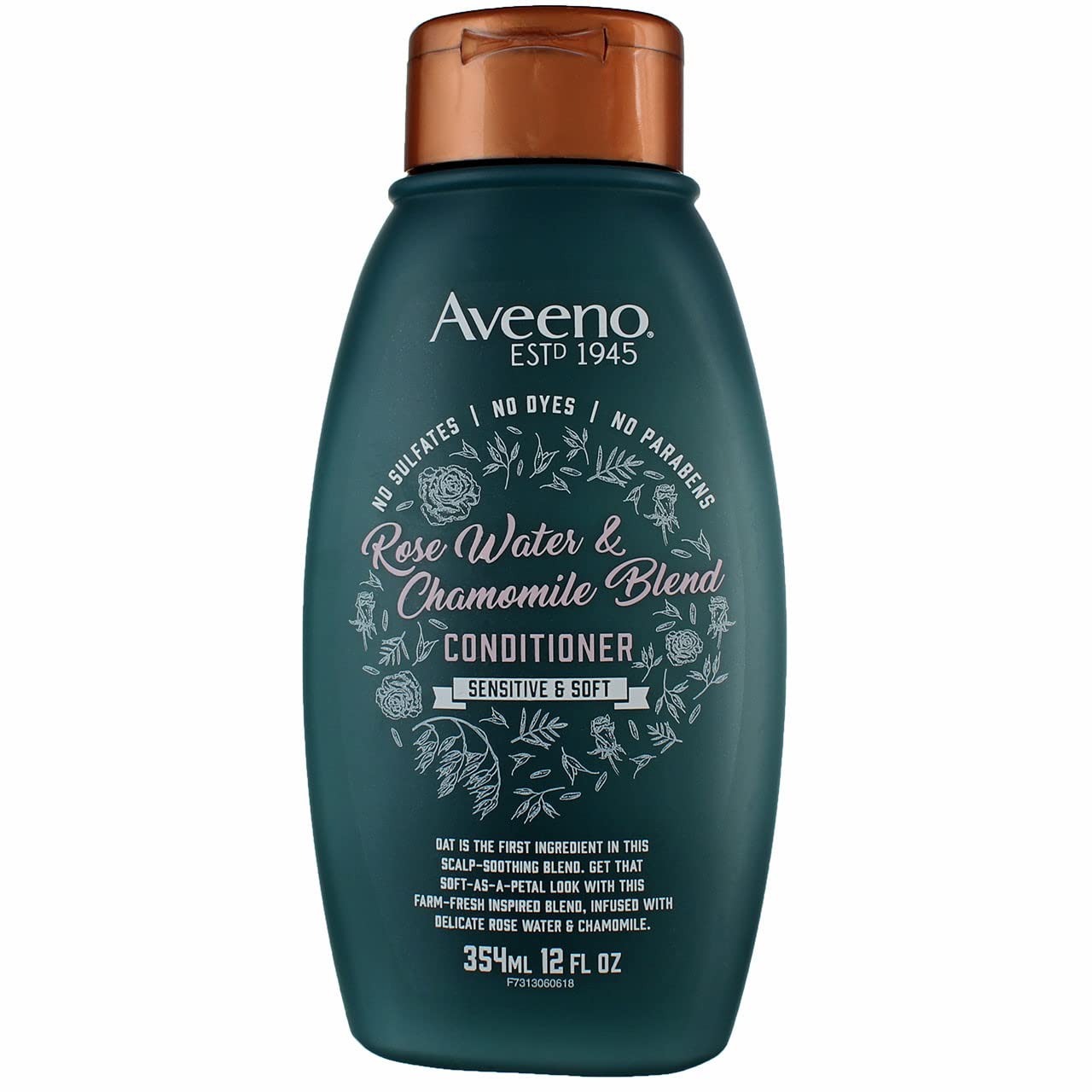 AveenoConditioner Rosewater & Chamomile Blend 12 Ounce (354ml) (2 Pack)