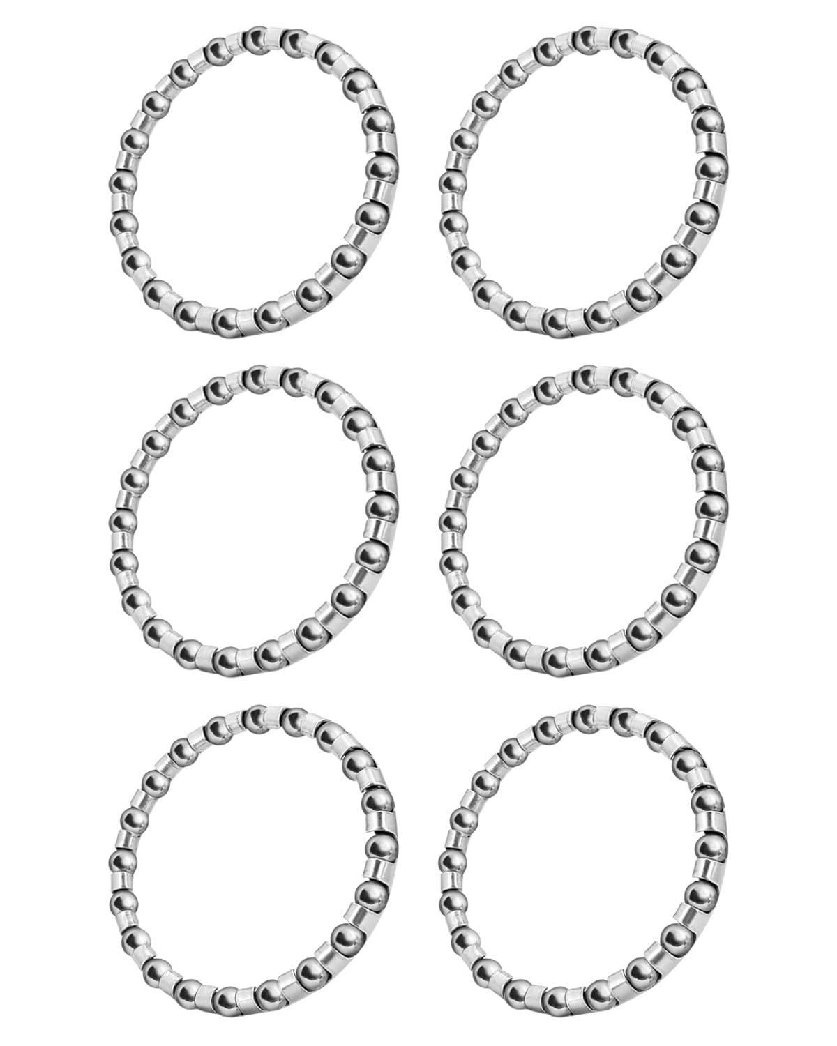 6Pcs Rodamientos de bolas para bicicleta para pedalier bicicleta – Jaula rodamientos de bolas OD 40 mm, para pedalier bicicleta, compatible con manivela de bicicleta