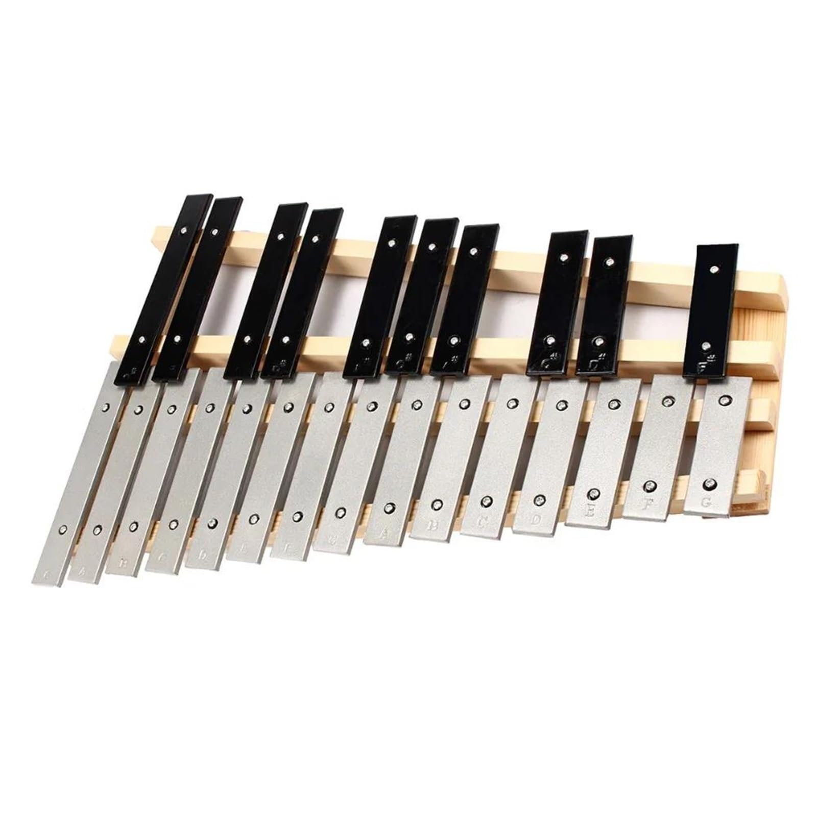 Xilófono 25 Notas Glockenspiel Xilófono Instrumentos Musicales Mazo Percusión Piano De Madera Principiantes