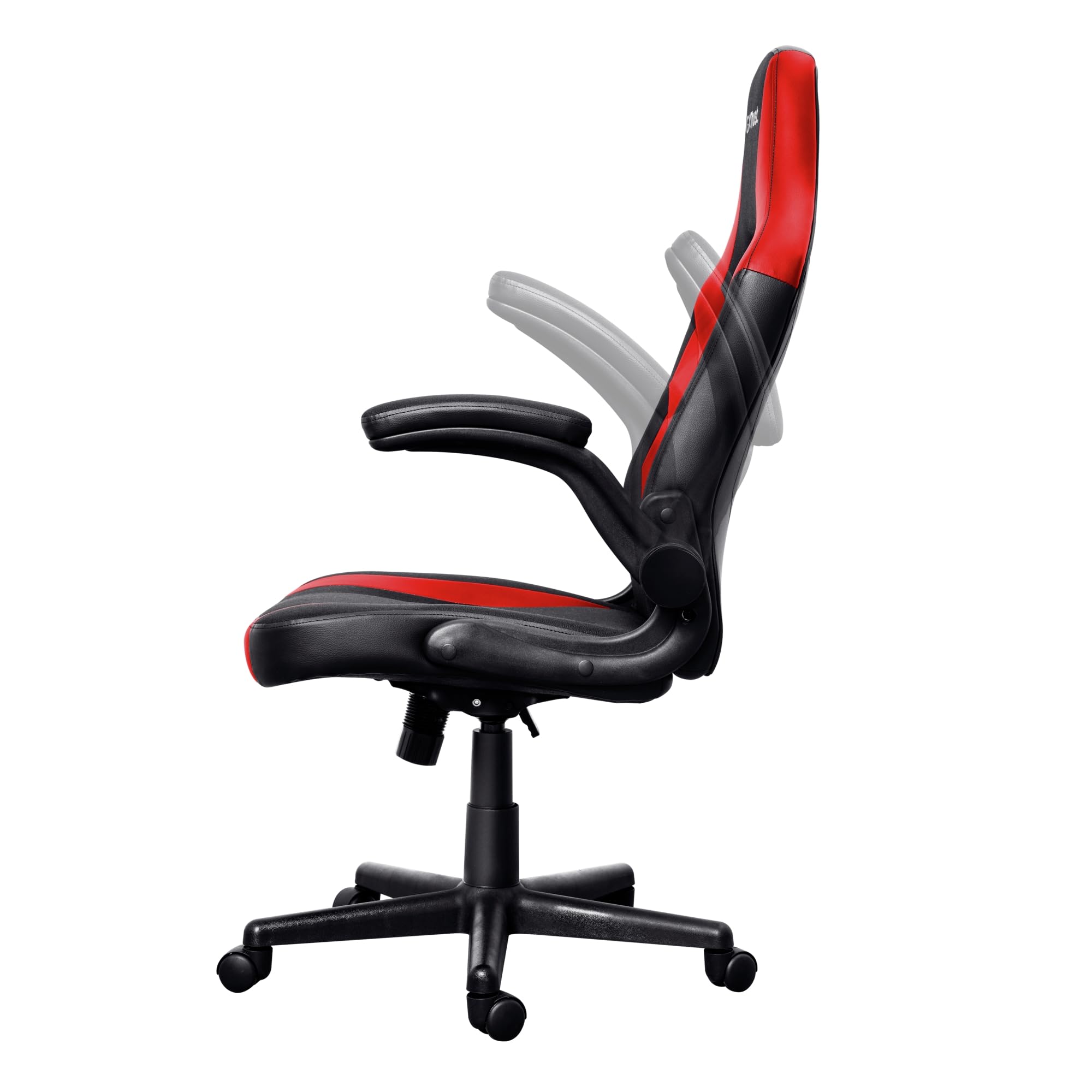 GXTrust Yezz Chaise Gaming avec Accoudoirs Rembourrés, Rouge