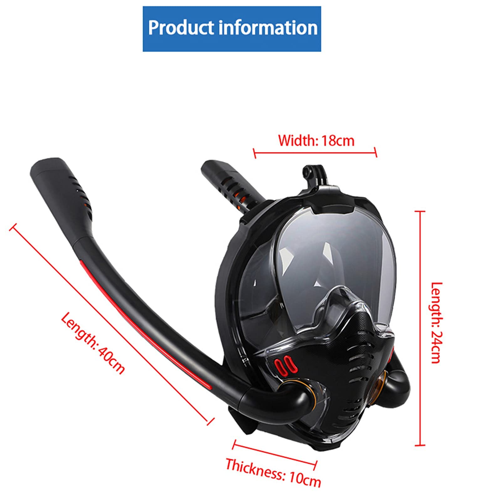 máscara de Buceo, Equipo de Snorkel, máscara Buceo, , Submarino, antivaho, máscaras respiratorias faciales Completas, seguras, Impermeables