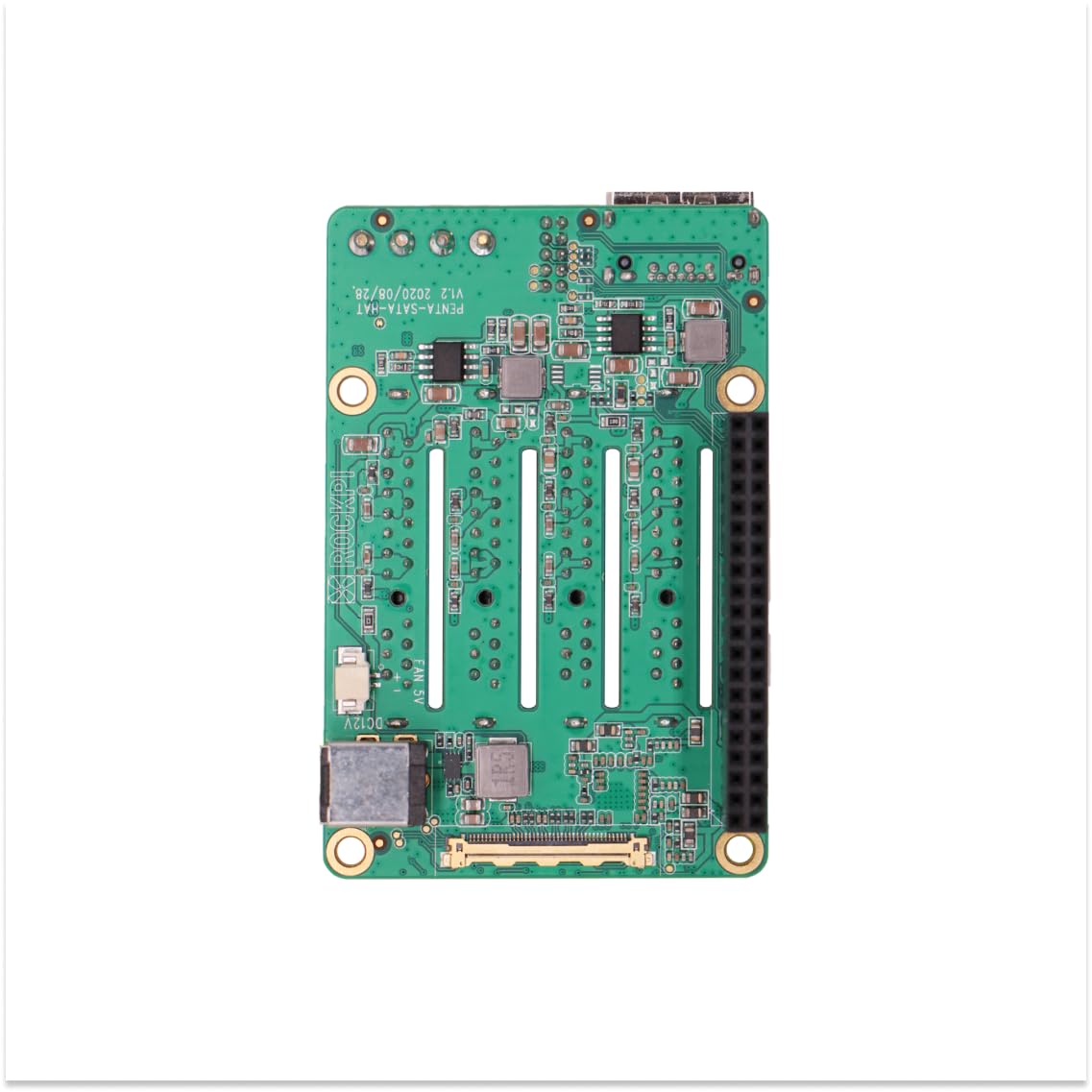 Radxa Penta SATA HAT, fino a 5 dischi SATA HAT per Raspberry Pi 5 e Rock Pi SBC, mini NAS Server, computer a scheda singola