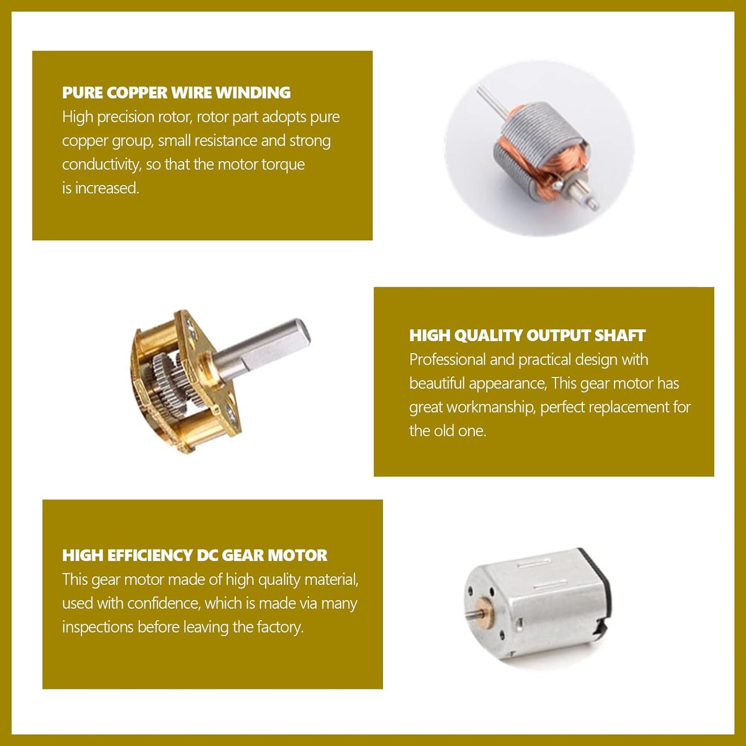 Uxcell 2Pcs 6V 600RPM Rated Torque 1.5 Output Shaft Length 10mm Micro Dc Speed Reduction Motor Mini Metal Gearbox Motor 857f62de 0072 411f A8de 255e710c67ff.0beb19005e61ca63e7841fead7674180