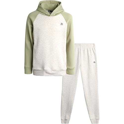 RBX Boys' Sweatsuit - 2 Piece Performance Fleece Hoodie Sweatshirt and Jogger Sweatpants - Active Tracksuit Set (4-12)