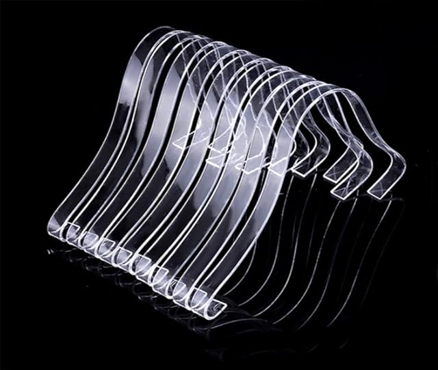 JIHUOO 10 Pcs Clear Acrylic Sandal Shoe Display Stand Shoe Inserts Supports Shoe Shaper