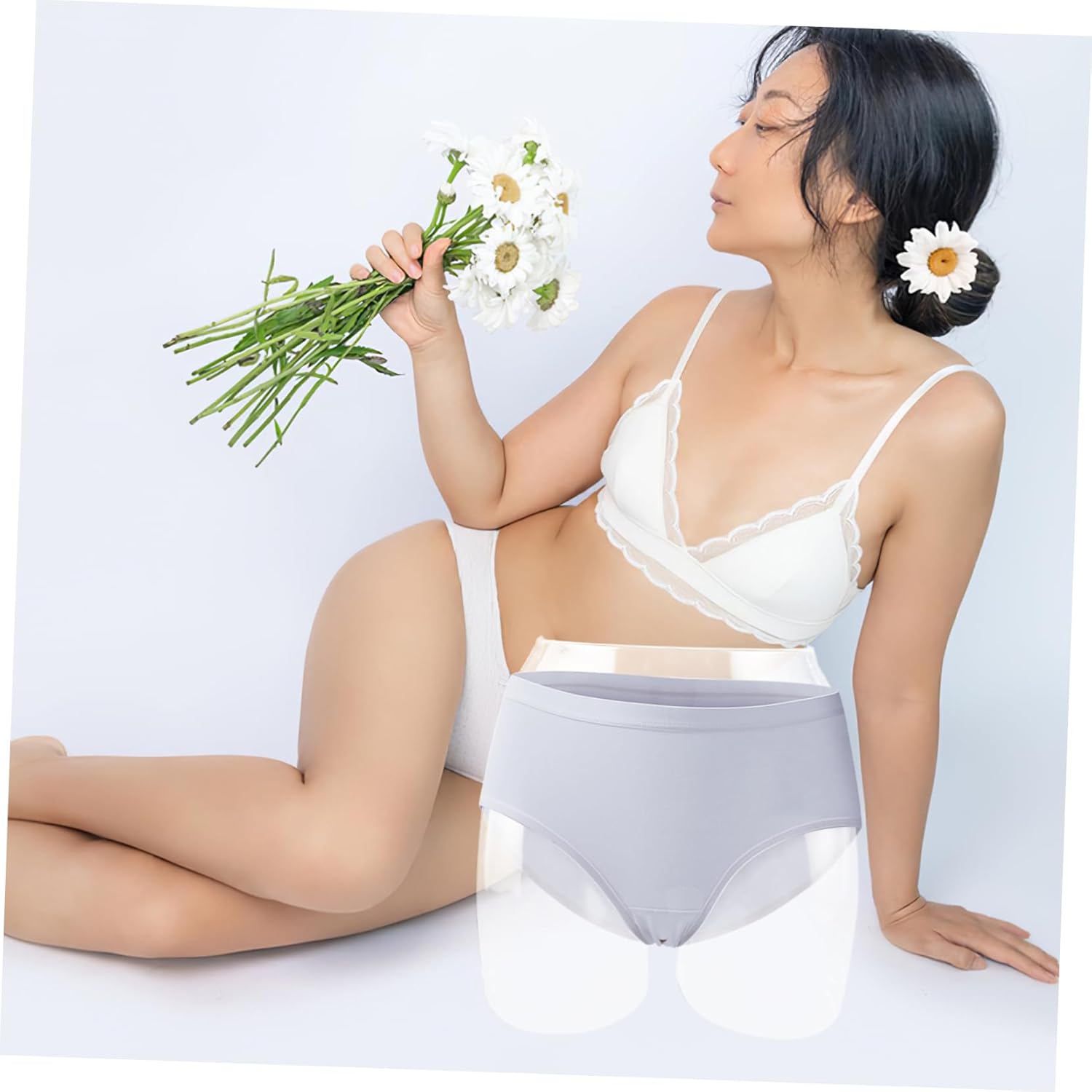 Cabilock Underwear Display Stand Butt Model Hip Display Rack for Clothing Shops Showcase for Underwear