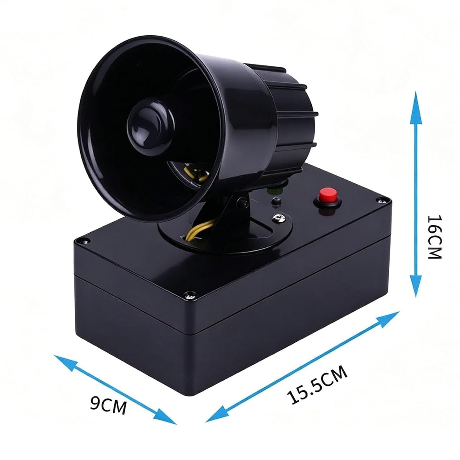 Buzzer da 130 Db per Partite di Basket, Controller A Pulsanti con Telecomando, Controllo Wireless A 300 M/984 Piedi, Volume Regolabile, per Fine Quarto, Timeout, Notifica Falli, Sostituzione