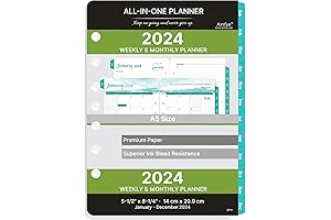 2024 Planner Refills - 5.5 x 8.5