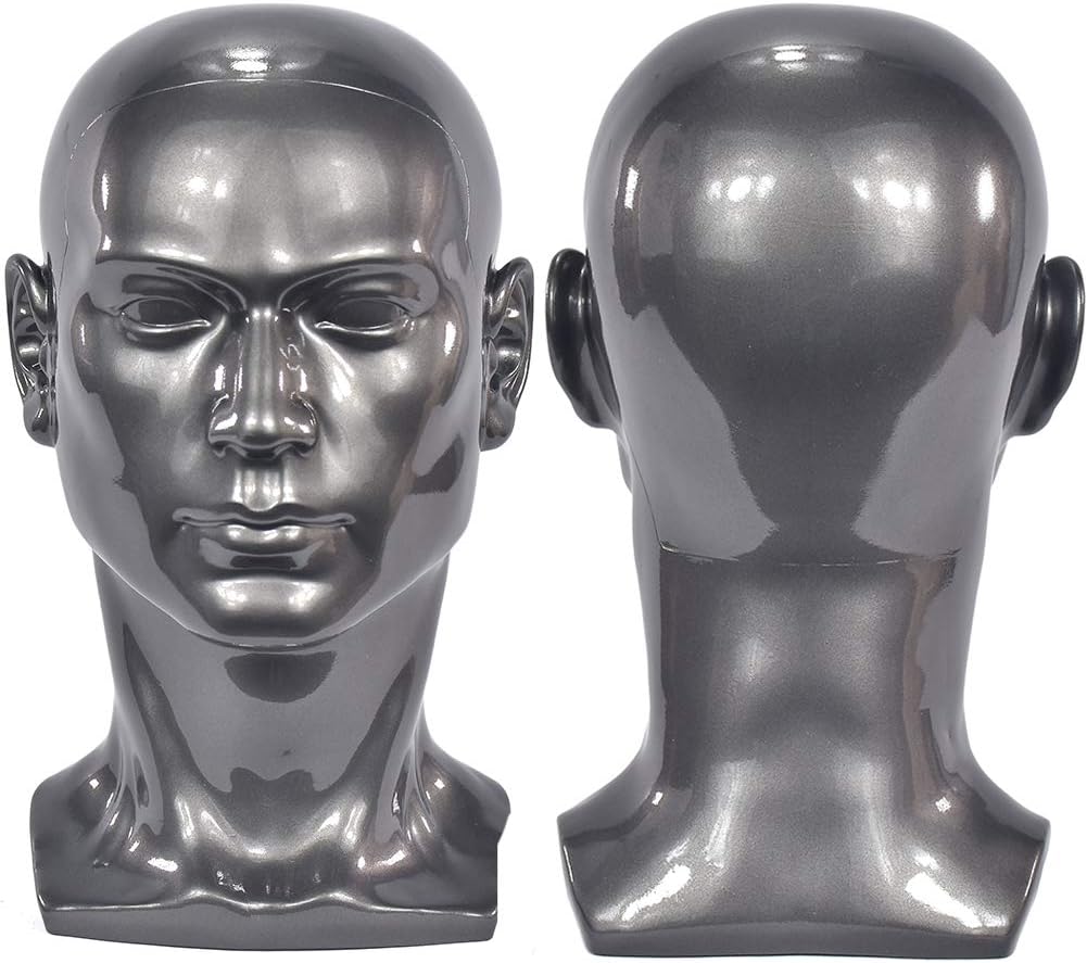 Professional Cosmetology Mannequin Head Manikin Head for Display Wigs Hair Glases Hat Headset Display Stand …