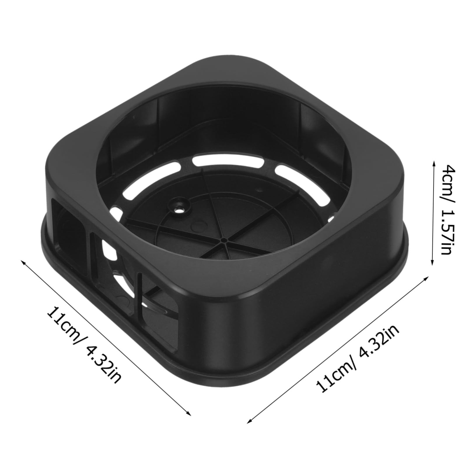 Cabilock 4 Piezas soporte para tv de manzana montaje de televisión soporte TV estante de pared soporte de caja de tv Montado en la pared Bandeja de almacenamiento montar