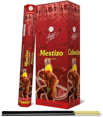 Miniatura 5 de Incienso mágico de flauta de los gitanos con fragancia de hierbas místicas y resinas, en total caja de 120 palos