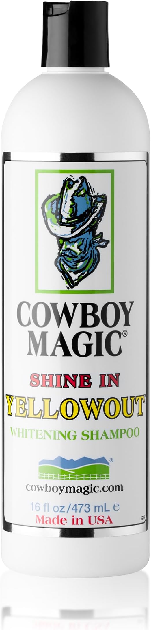 Cowboy Magic Shine In Yellowout Purple Shampoo 16 oz