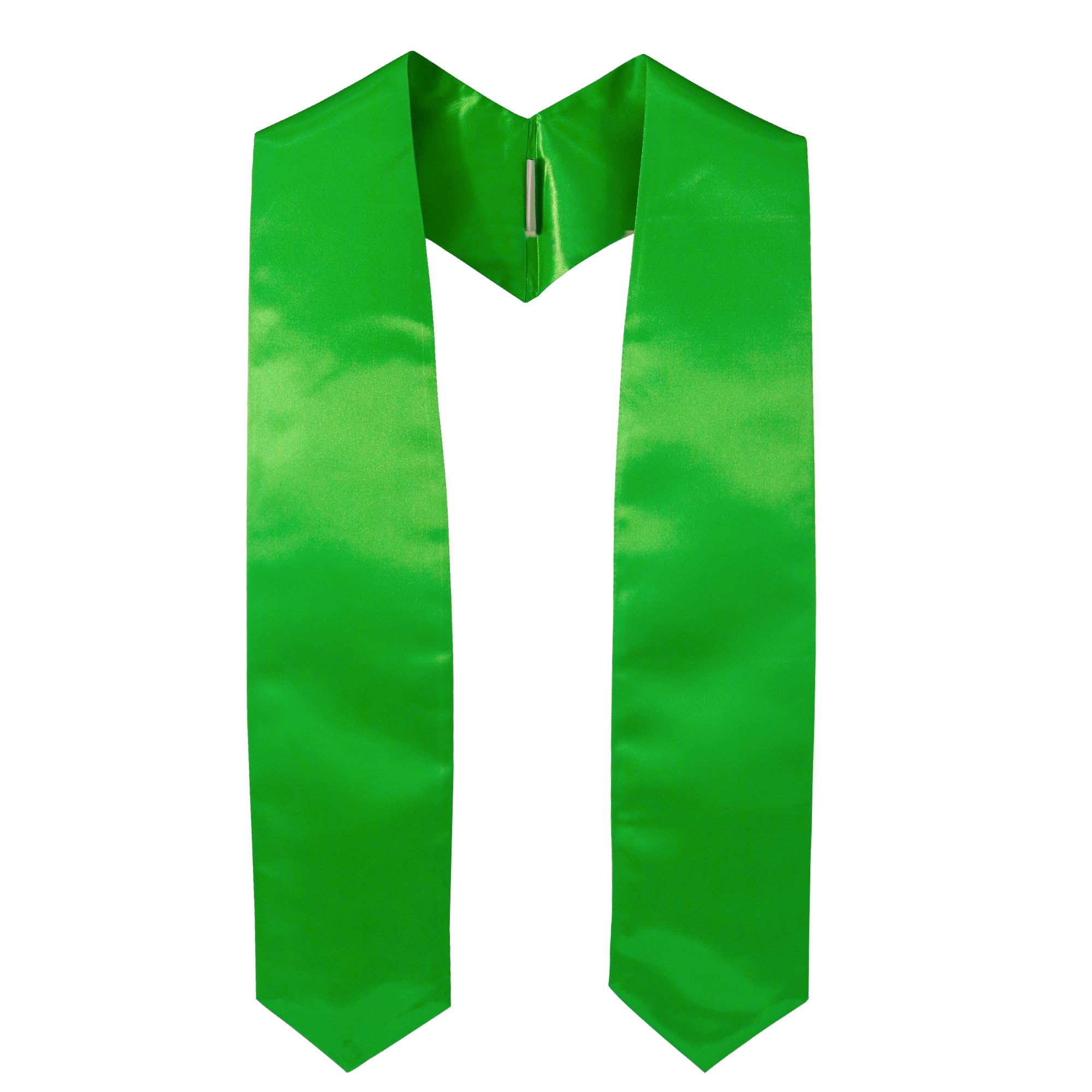 GraduationMall Graduation Stole for Adults Clergy Choral Stoles Academic Sash for School Church Ceremony Unisex 60" 152cm Kelly