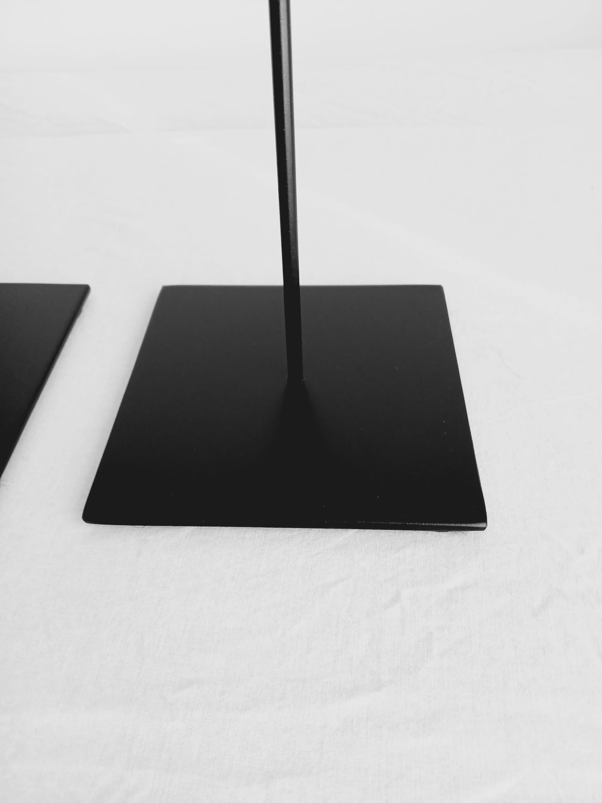 Base per maschera africana in legno, espositore, supporto interamente in metallo, 11 altezze a scelta da 20 a 120 cm, adatto a tutti i tipi di maschere (HAUTEUR 32 CM)