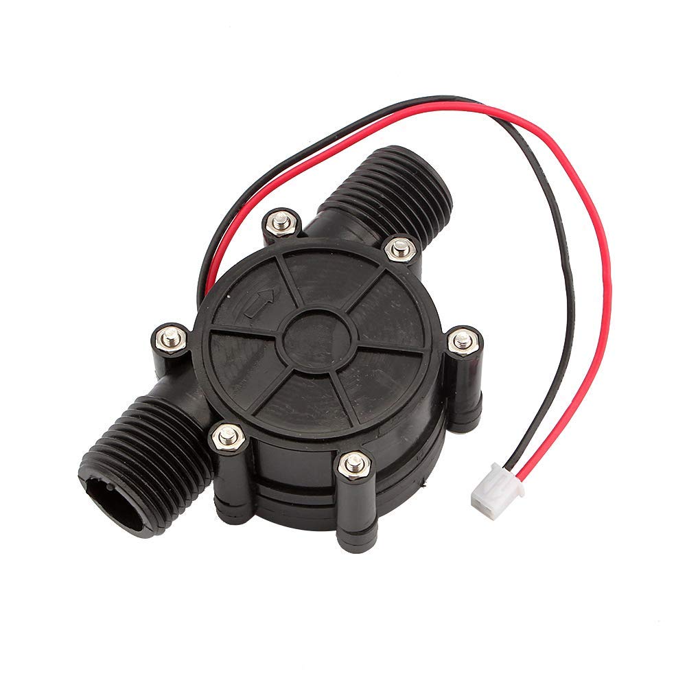Générateur de Turbine à Eau DC Eau, DC 12V 10W -Turbine hydraulique Générateur d'eau Générateur de Turbine Hydroélectrique Outil de d'eau pour Tuyau D'arrosage de