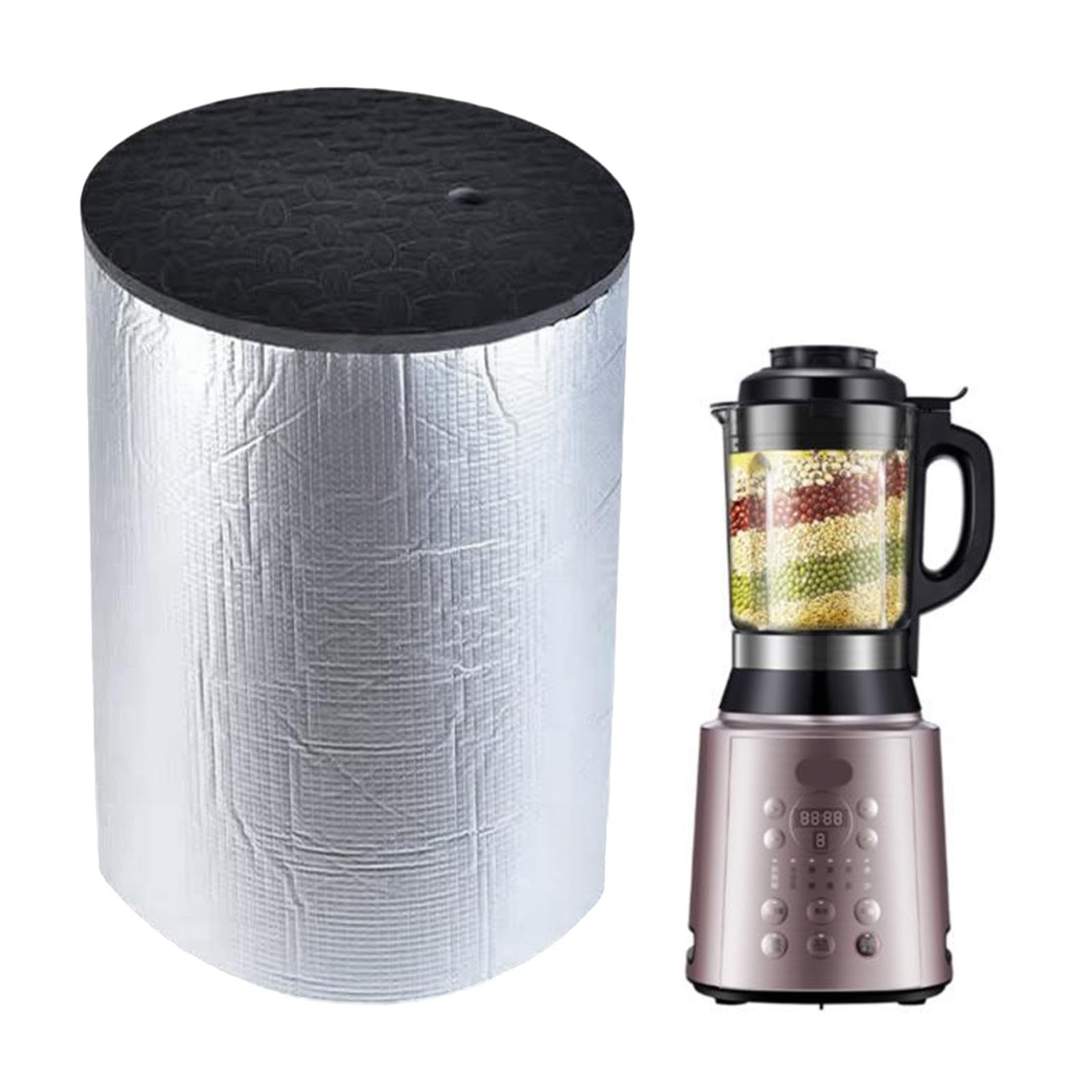 Sharplace Couvercle antibruit pour blender, protection antibruit de 2 cm d'épaisseur pour machine à lait de soja, idéal pour la cuisine, 26cmx55cm