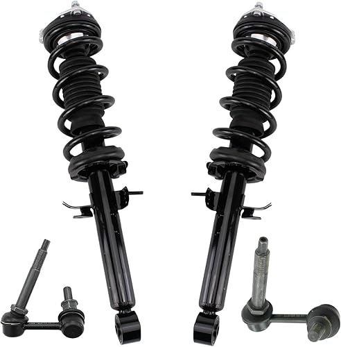 Kit de suspensión delantera, conjunto de amortiguador y resorte, barra estabilizadora, enlace estabilizador compatible con Infiniti G37 2008-2013