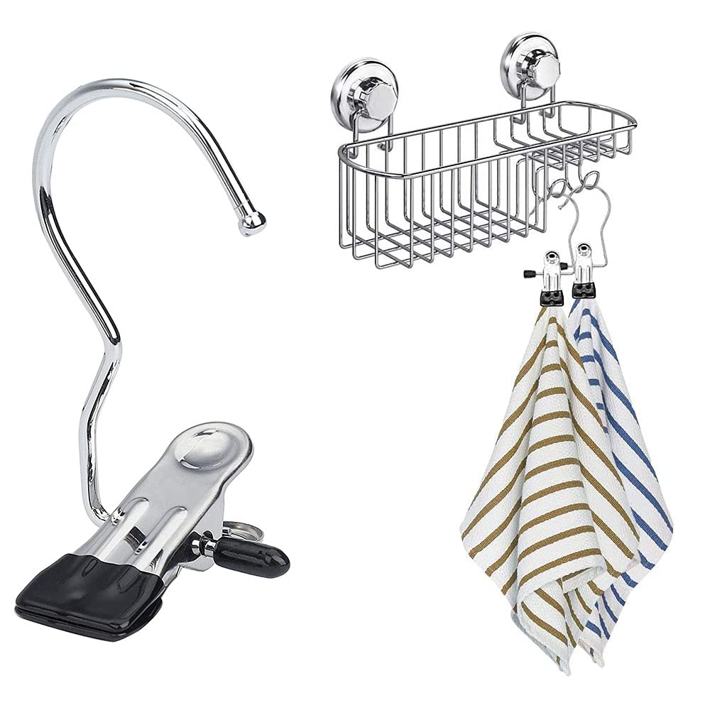 8 Pezzi Mollette con Pinze in Acciaio Inox, Gancio per Biancheria Portatile per Pantaloni, Scarpe, Asciugamani, Calzini | Leroy Merlin