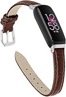 Vista 11 de Band Compatible with Fitbit Inspire 3 Bands Replacement Genuine Leather Wristband Quick Release Straps Watch Bands for Fitbit Inspire 3 Smartwatch