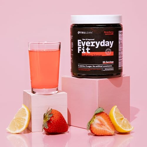 Miniatura 5 de TRULEAN Everyday Fit Potenciador de agua sin azúcar electrolitos en polvo bebida mezcla BCAA Keto aminoácidos suplemento deliciosa limonada de