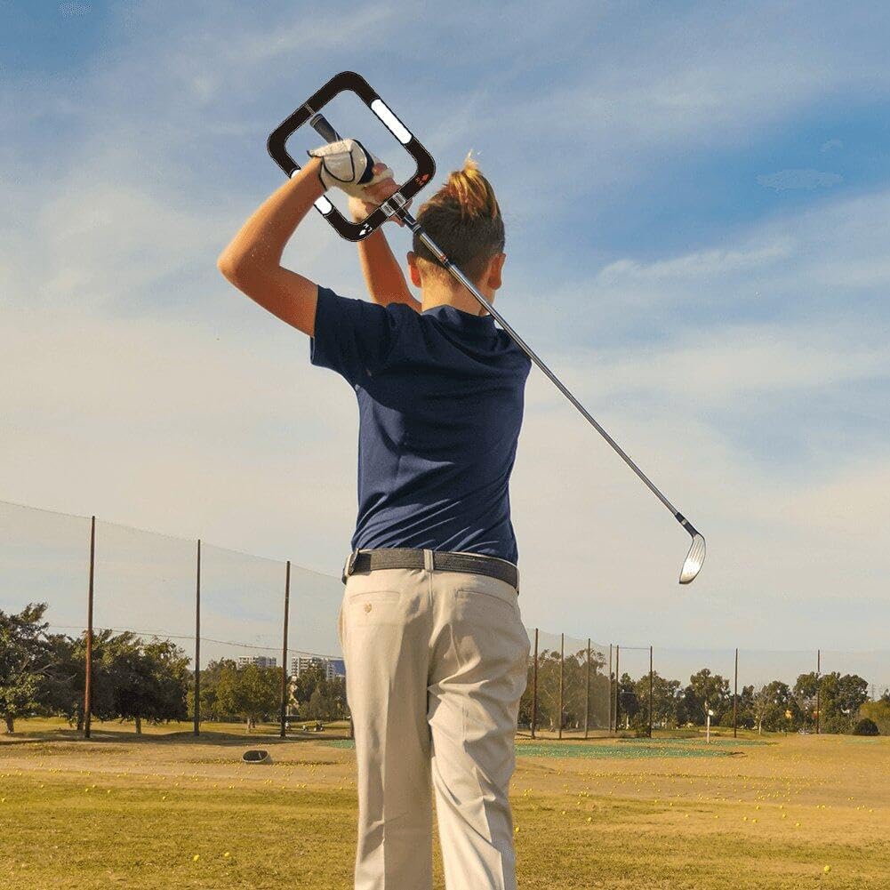 Corrector De Columpio De Golf Portátil, Ayuda De Entrenamiento De Columpio De Golf, Corrector Plano De Columpio, Brazo Oscilante, Herramienta De Entrenamiento Auxiliar De Postura Correcta