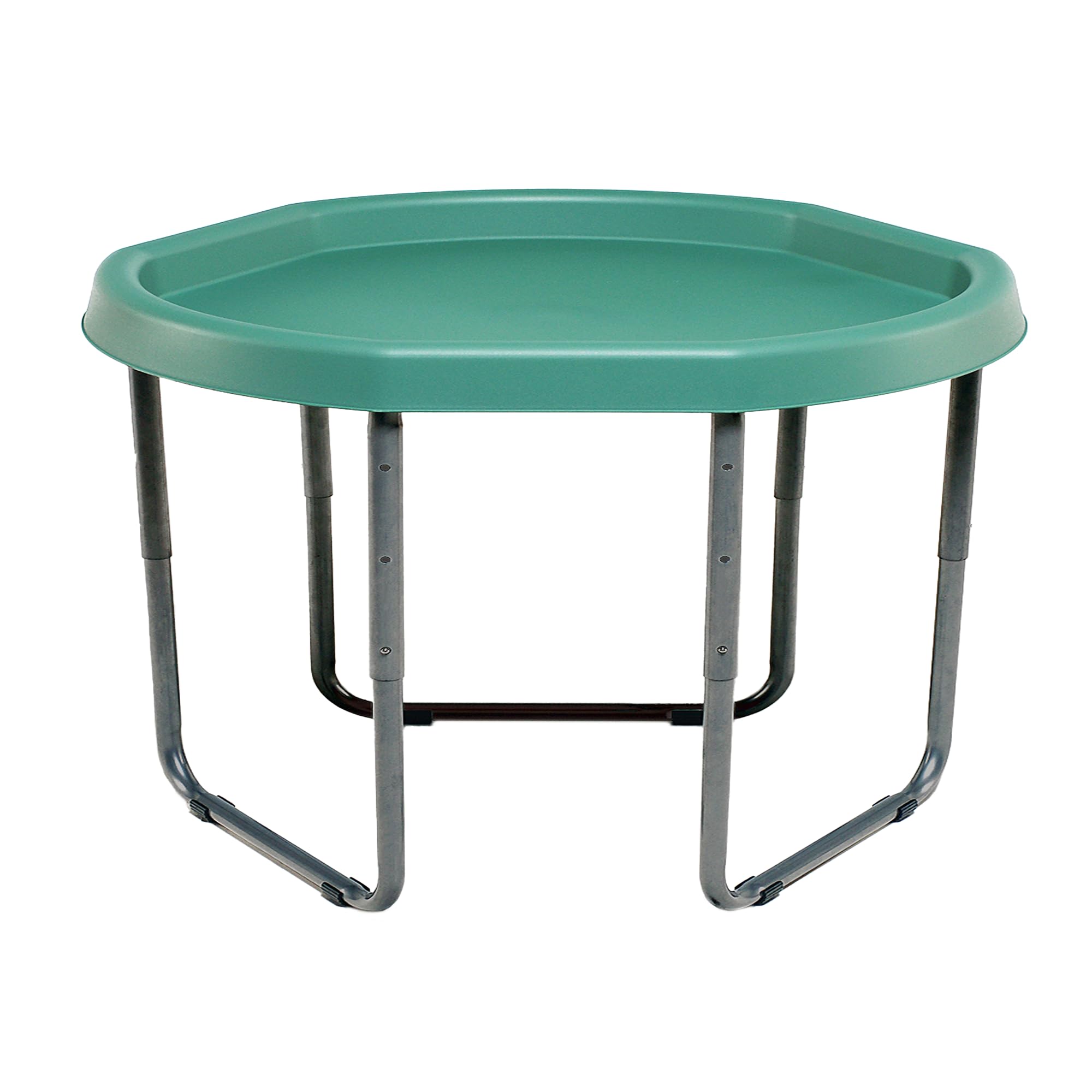KUB Original Hexacle Tuff Tray & Stand (Jungle Green) - Sensory Play Tray Stand for Kid’s Messy Play – Water and Sand – Garden Bubble Fun – 2 Way Play With or Without Stand
