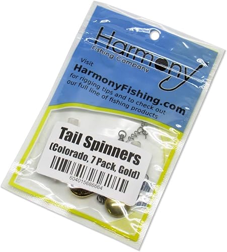 Miniatura 7 de Harmony Fishing Company - Paquete de 7 hiladores de cola (autoestopistas para señuelos de pesca de plástico suavesenko, sauce o hoja de Colorado)