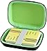adada Travel Case for Taco Cat Goat Cheese Pizza - Not Including Cards (Black+Green)