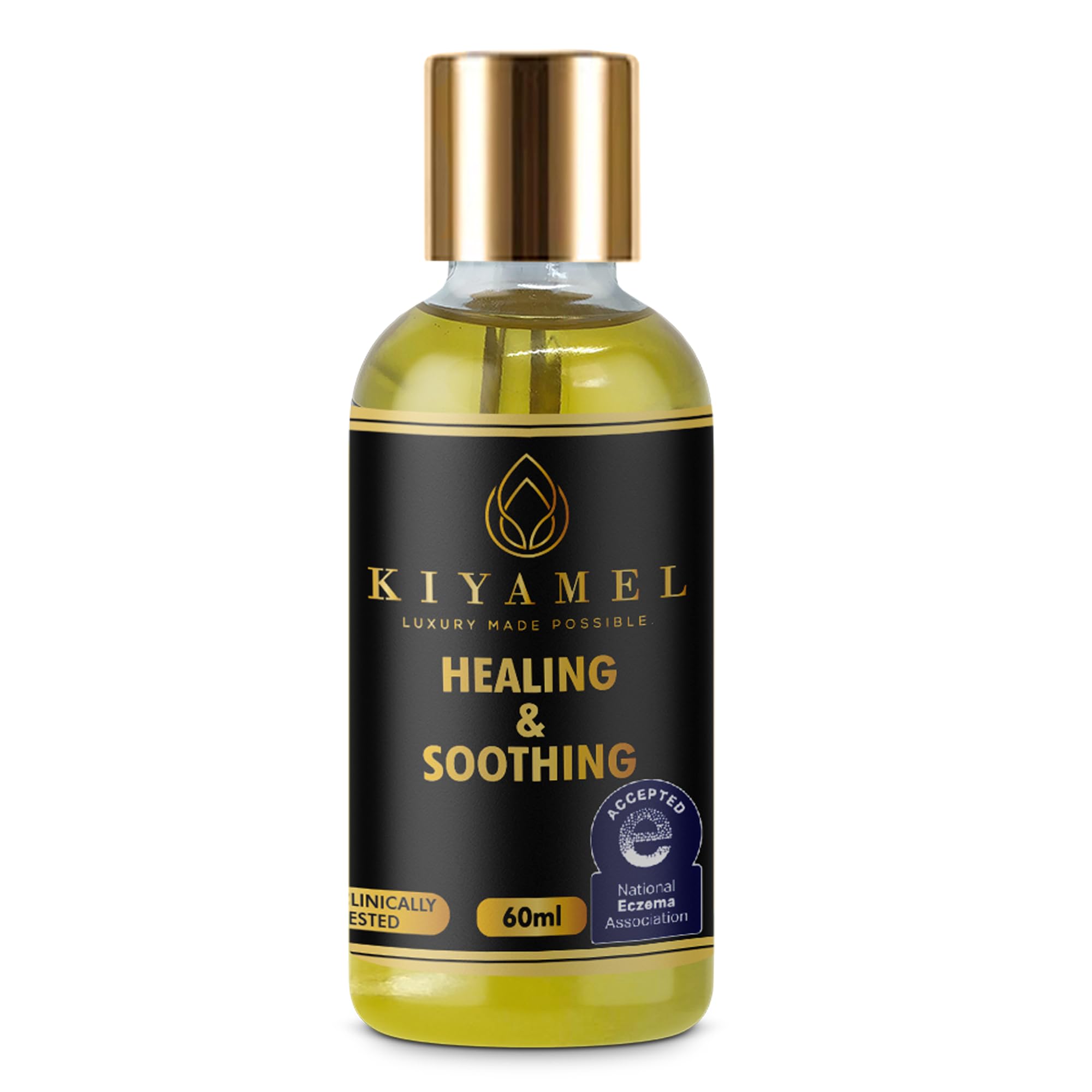 KIYAMEL Healing & Soothing Essential Oils for Itchy Dry Skin Restorative Body Oil with Vitamin E Argan and Jojoba Moisturizing and Soothing Skincare