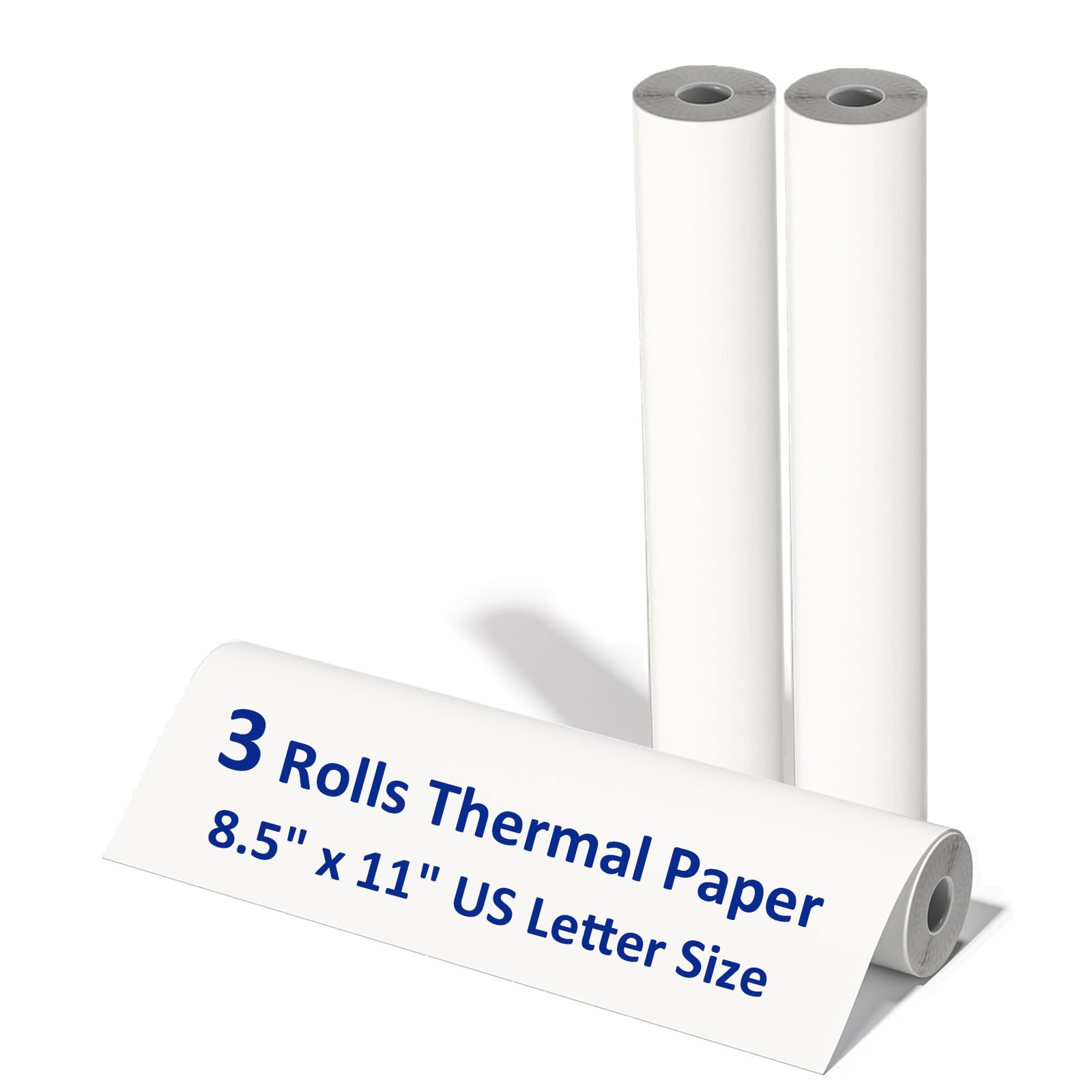 3 Rolls Thermal Printer Paper, Thermal Paper 8.5 X 11, A4 Printing Paper for Printer, Mul…