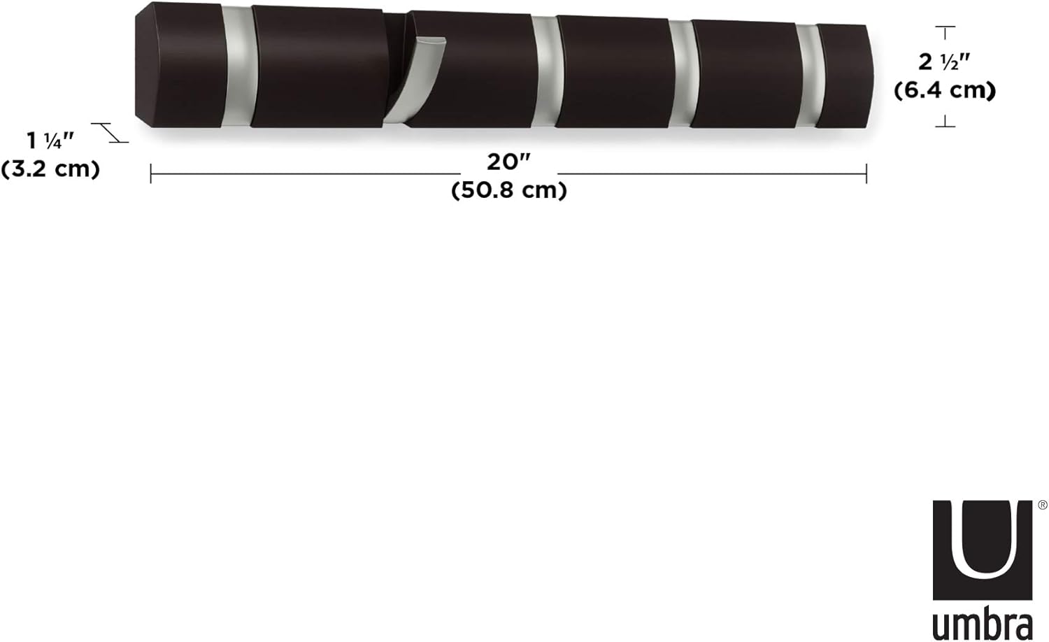 Umbra Flip Wall Mounted Floating Rack Modern, Liberia Ubuy