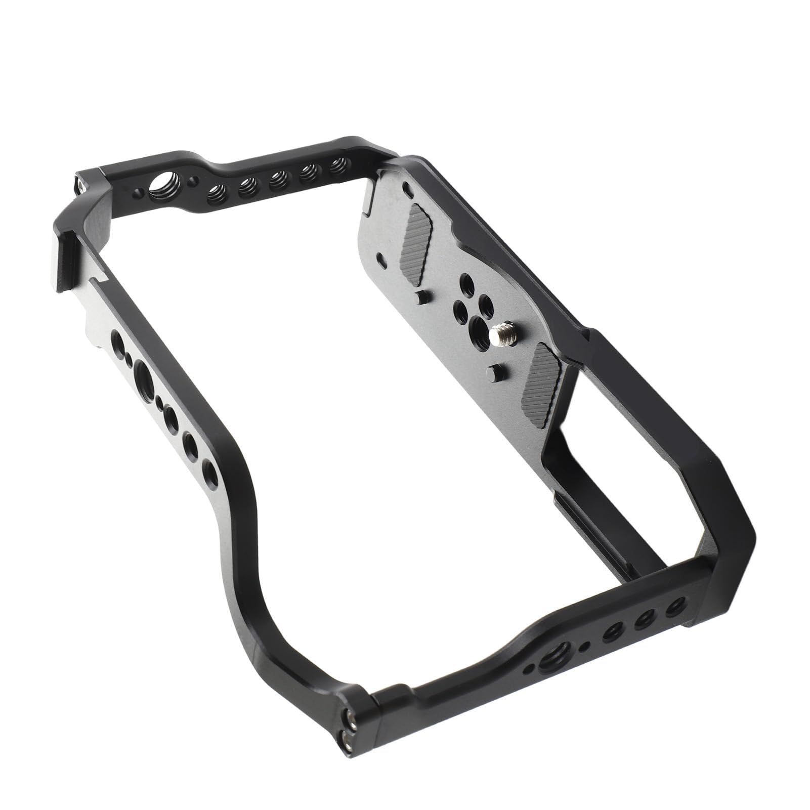 Emoshayoga Estabilizador de Plataforma de Vídeo para Jaula de Cámara, Aleación de Aluminio Duradera con Llaves Hexagonales, para DSLR ZF AF454 y Accesorios, Diseño Liviano 227 G