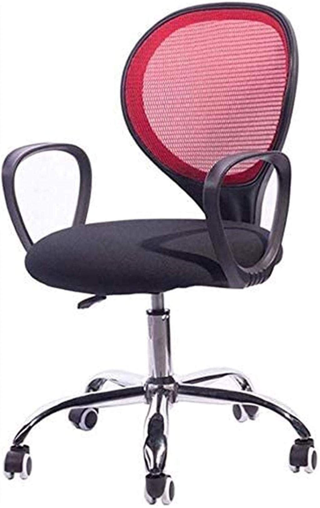 Chaise bureau ergonomique à dossier rond en maille noire 88x60