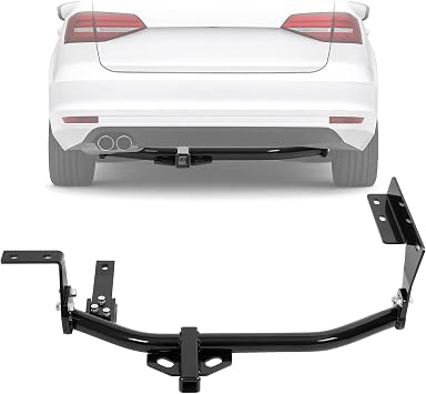 Class 1 Trailer Tow Hitch, 1.25 Inch Receiver Compatible with 2005-2018 Volkswagen Jetta Sedan 2010-2014 Volkswagen Golf Wagon Canada